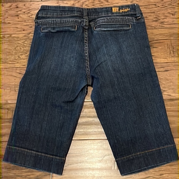 Kut From The Kloth Bermuda Capri Shorts Size 6 - Picture 2 of 14